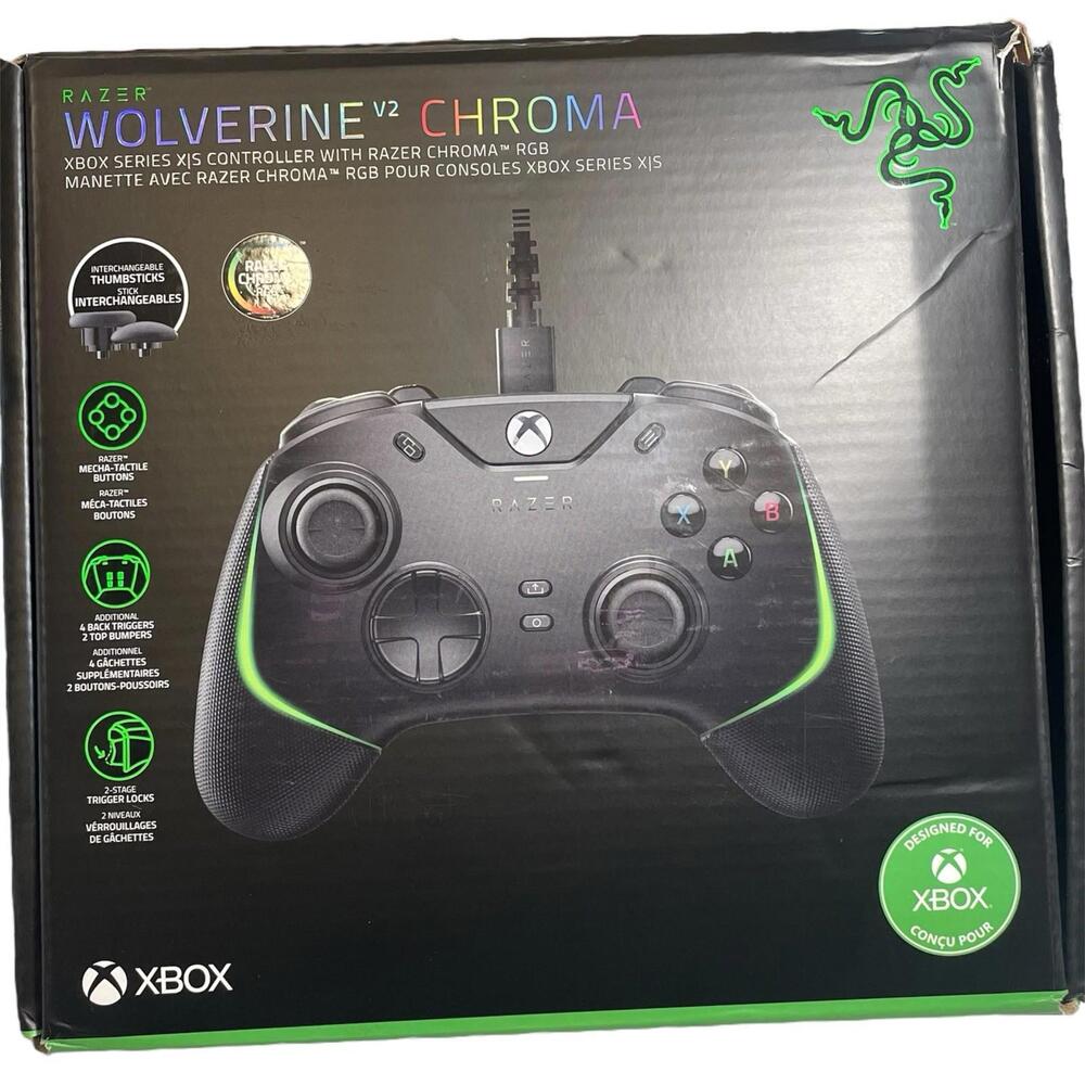Razer Wolverine V2 Chroma Wired Controller For Xbox Series X | S, Xbox One, PC